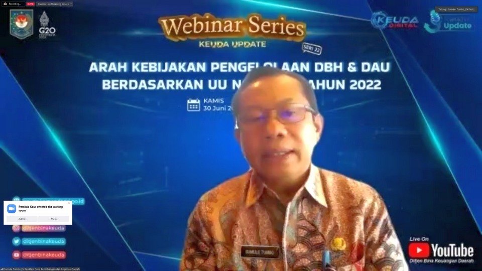 Kemendagri Tekankan Pentingnya Pengelolaan DBH dan DAU Sesuai Undang-Undang