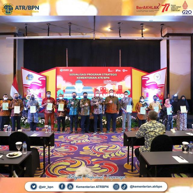 Sosialisasi Program Strategis Kementerian ATR/BPN, Komisi II DPR RI Dorong Publikasi Layanan Pertanahan di Daerah