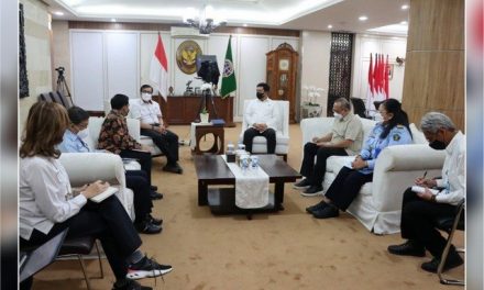 Menteri ATR/Kepala BPN menerima audiensi Menkumham