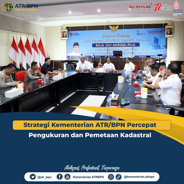 Strategi Kementerian ATR/BPN Percepat Pengukuran dan Pemetaan Kadastral