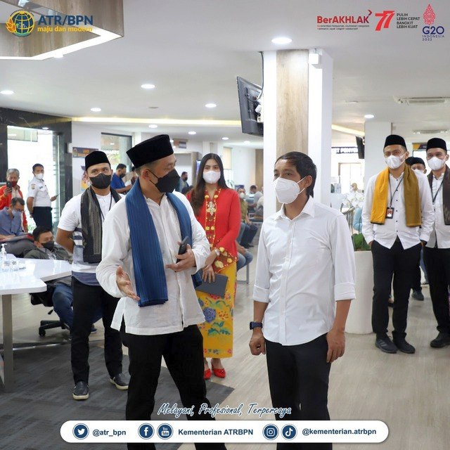 Wamen ATR/Waka BPN kunjungi Kantor Pertanahan Kota Administrasi Jakarta Timur