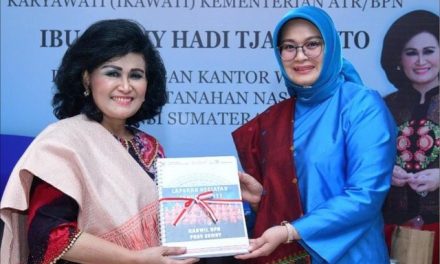 Pembina IKAWATI ATR/BPN kunjungi Kantor Wilayah BPN Provinsi Sumatra Utara