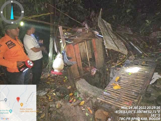 Curah Hujan Tinggi, Kabupaten Bogor Dilanda Bencana Hidrometeorologi Basah