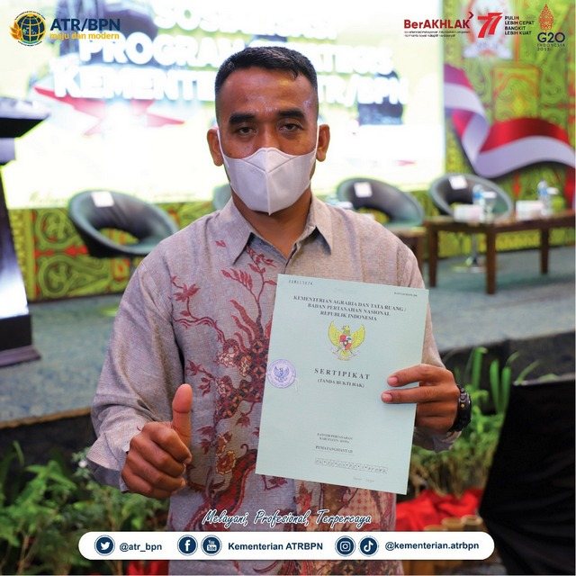 Masyarakat Akui PTSL Mempermudah Kepengurusan Sertipikasi Tanah