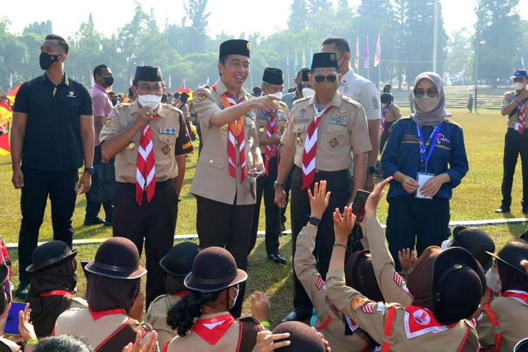 Presiden Jokowi Apresiasi Pelaksanaan Jambore Nasional XI Tahun 2022
