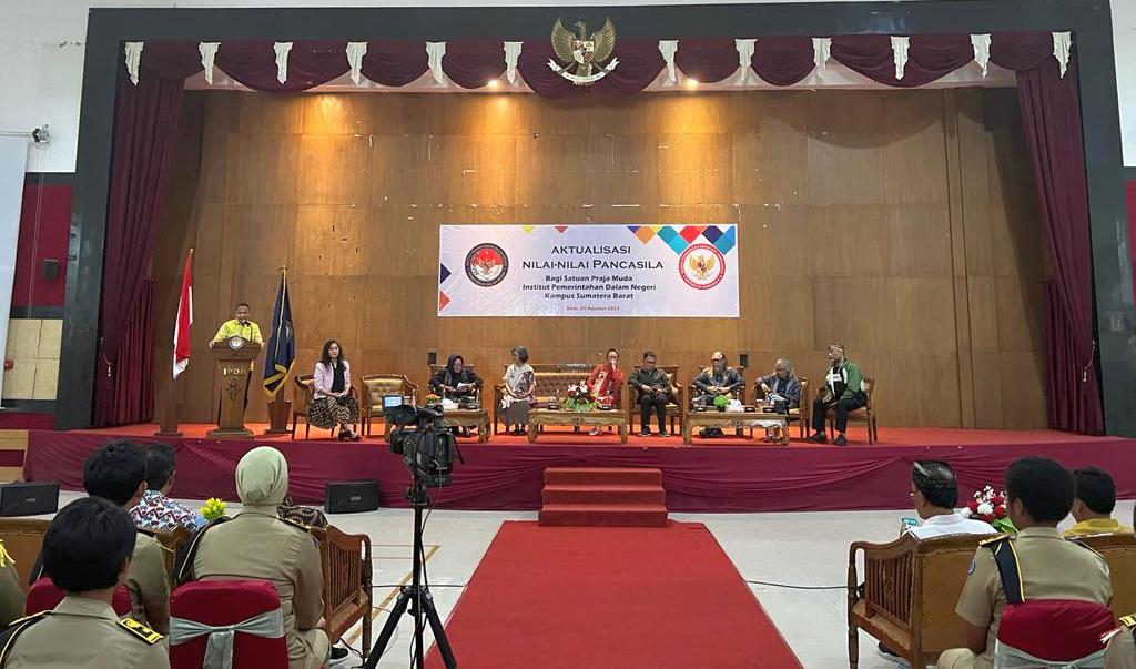 BPIP RI Aktualisasikan Nilai-Nilai Pancasila Kepada Praja Muda IPDN Kampus Sumatera Barat