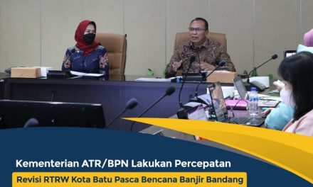 Kementerian ATR/BPN Lakukan Percepatan Revisi RTRW Kota Batu Pasca Bencana Banjir Bandang