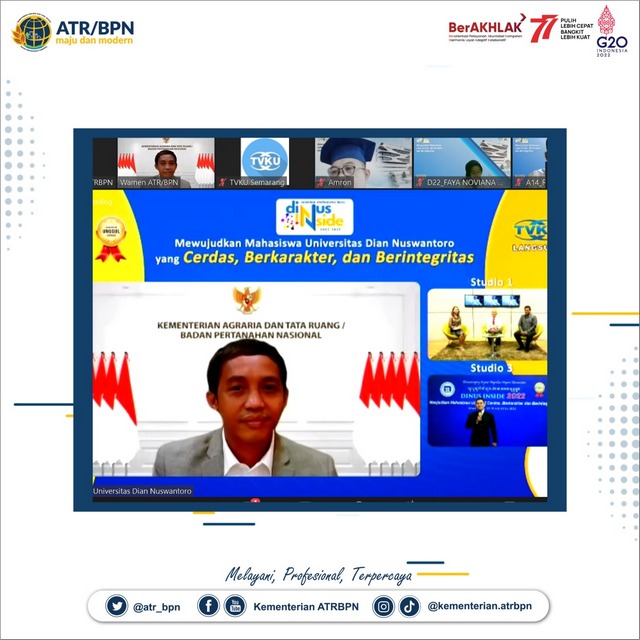 Wakil Menteri ATR/Wakil Kepala BPN Imbau Generasi Muda Berperan Aktif Wujudkan Indonesia Emas 2045