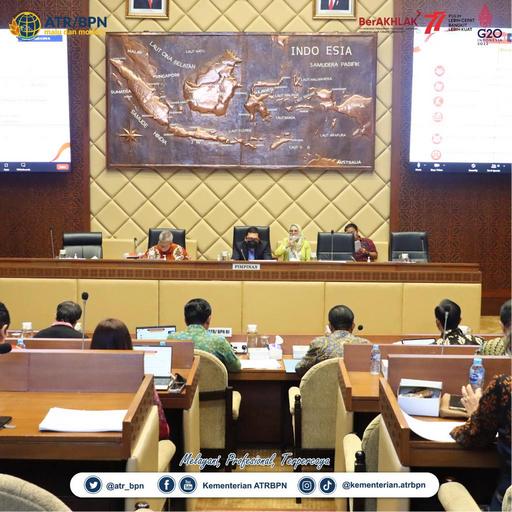 Rapat Kerja dengan Komisi II DPR RI, Menteri ATR/Kepala BPN Sampaikan Capaian Program Strategis Nasional