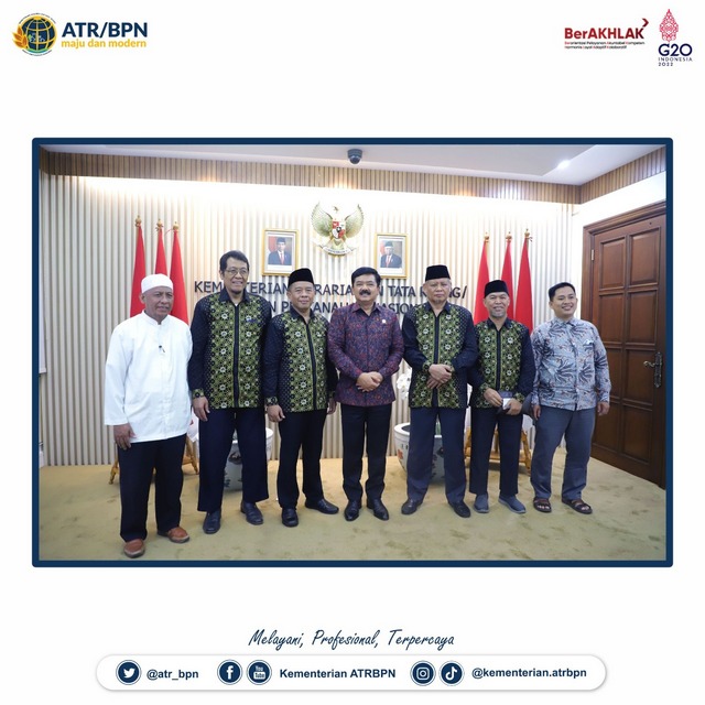 Menteri ATR/Kepala BPN menerima audiensi DPP Hidayatullah