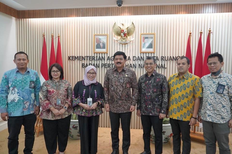 Menteri ATR/Kepala BPN menerima audiensi dari PT PPI