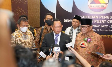 Hadiri Pengukuhan Pengurus DPP Gebu Minang, Mendagri Berpesan Pentingnya Membangun Diaspora