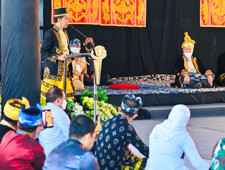 Presiden Apresiasi Kesultanan Buton Mampu Jaga Kearifan Lokal