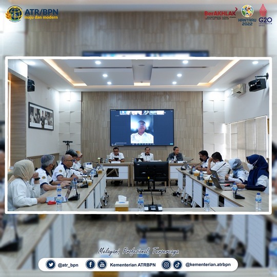 Wujudkan Reformasi Birokrasi Bersih dan Melayani, Kementerian ATR/BPN Ikuti Evaluasi RB dan SAKIP Tahun 2022
