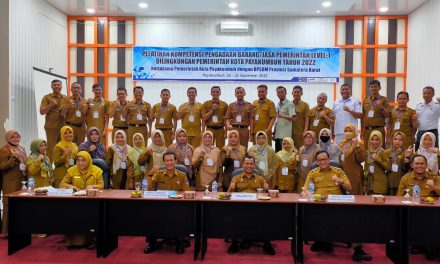 Pemko Payakumbuh Berikan Pelatihan Kepada Pejabat Administrator, Pengawas, Pelaksana Serta Fungsional