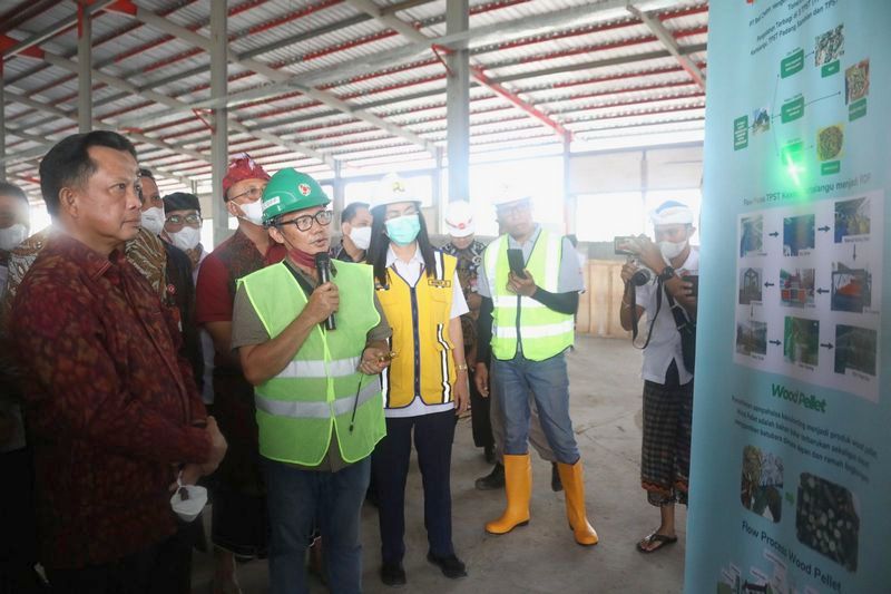 Jelang Puncak Acara G20 di Bali, Mendagri Tinjau Langsung Pembangunan TPST Kesiman Kertalangu