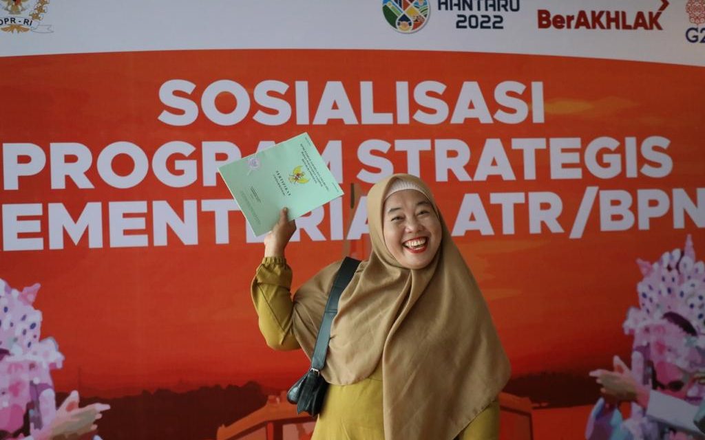 Nilai Tanah Meningkat karena Ada Sertipikat