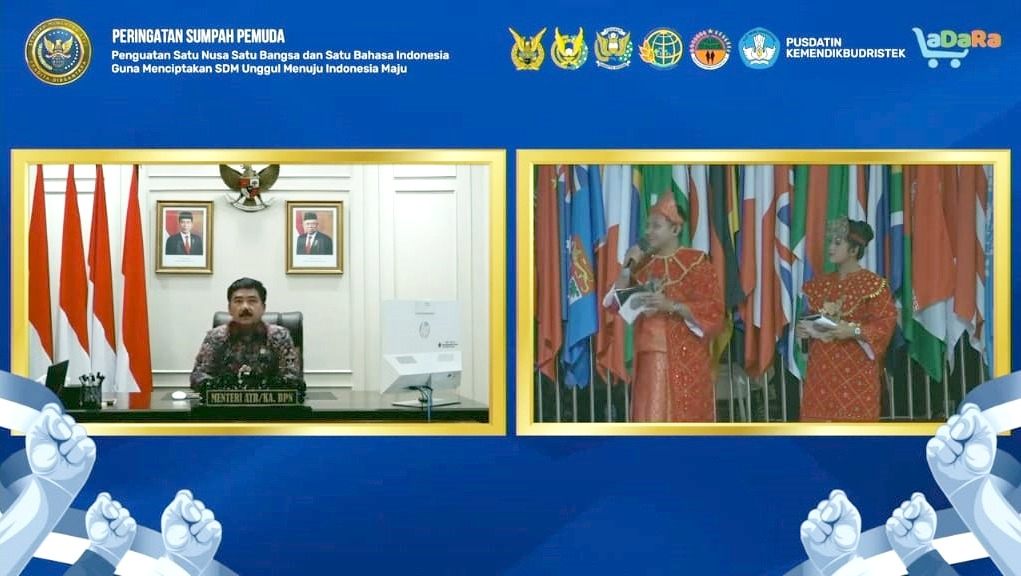 Peringati Sumpah Pemuda, Menteri ATR/Kepala BPN beri Semangat kepada Pelajar untuk Wujudkan Indonesia Maju