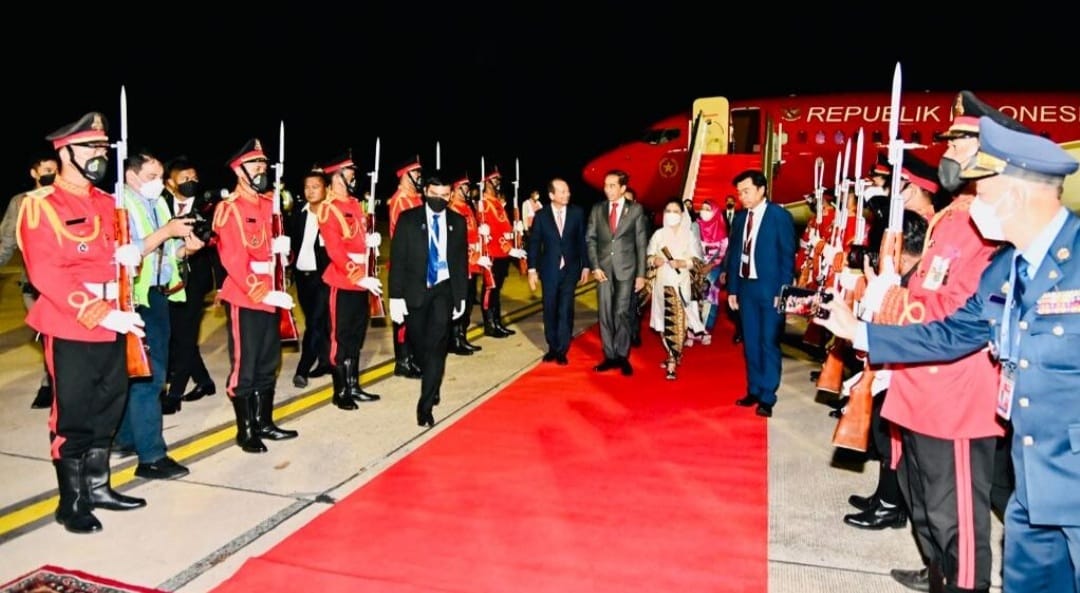 Presiden Jokowi Tiba di Phnom Penh