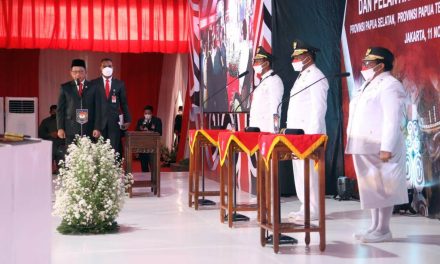 Mendagri Resmi Lantik Tiga Penjabat Gubernur DOB Papua