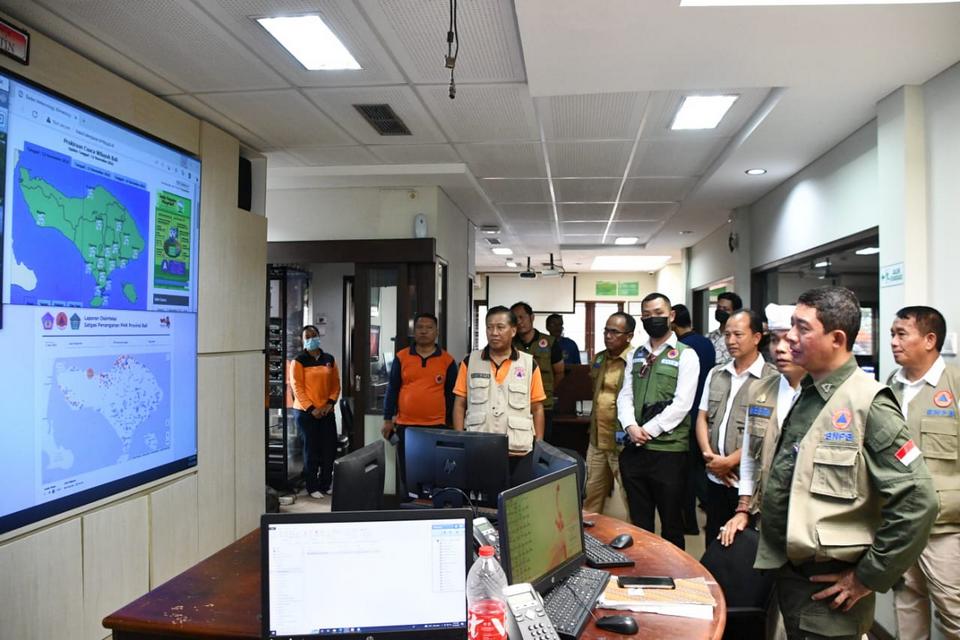 Antisipasi Potensi Bencana Alam, Kepala BNPB Tinjau Kesiapan BPBD Provinsi Bali Jelang KTT G20