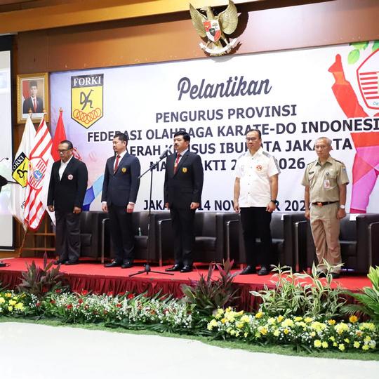 Hadi Tjahjanto Imbau Pengprov FORKI DKI Jakarta 2022-2026 Tingkatkan Kualitas Karate Indonesia