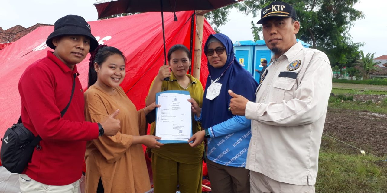 Satgas Dukcapil Gerak Cepat Layani Korban Terdampak Gempa Cianjur