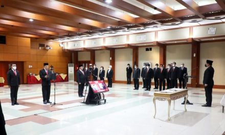 Menteri ATR/Kepala BPN Lantik Staf Khusus dan Kakanwil BPN Provinsi Bali