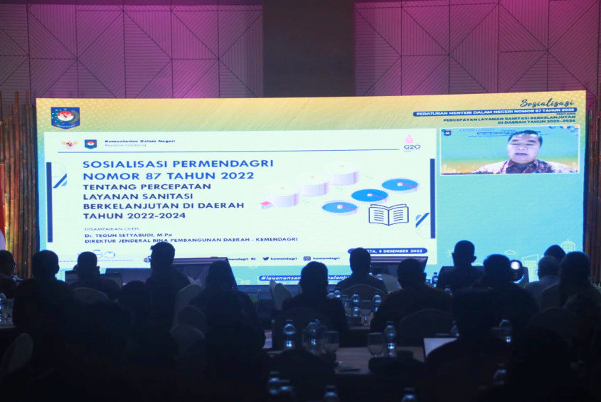Dorong Pencapaian Target Akses Sanitasi Berkelanjutan, Kemendagri Sosialisasikan Permendagri Nomor 87 Tahun 2022