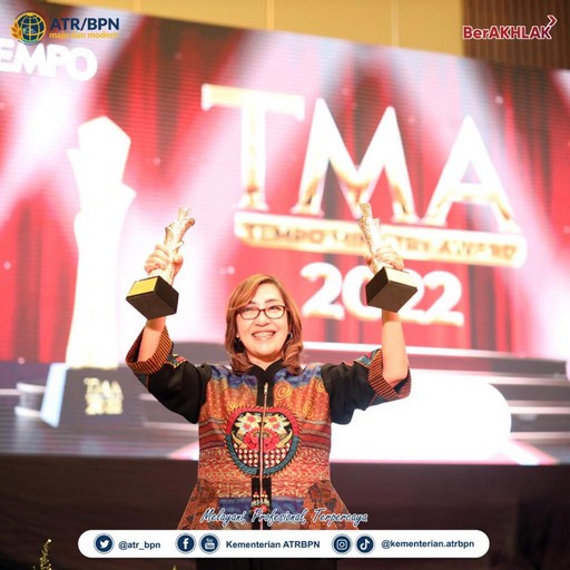 Kementerian ATR/BPN Sabet Dua Penghargaan Tempo Ministry Award 2022