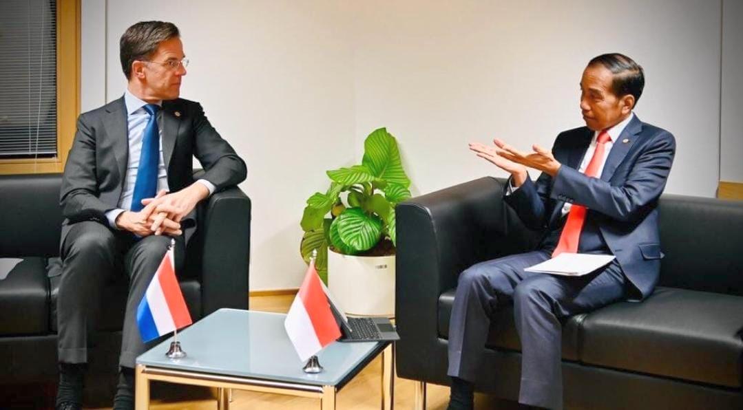 Presiden Jokowi Pertemuan Bilateral dengan PM Belanda