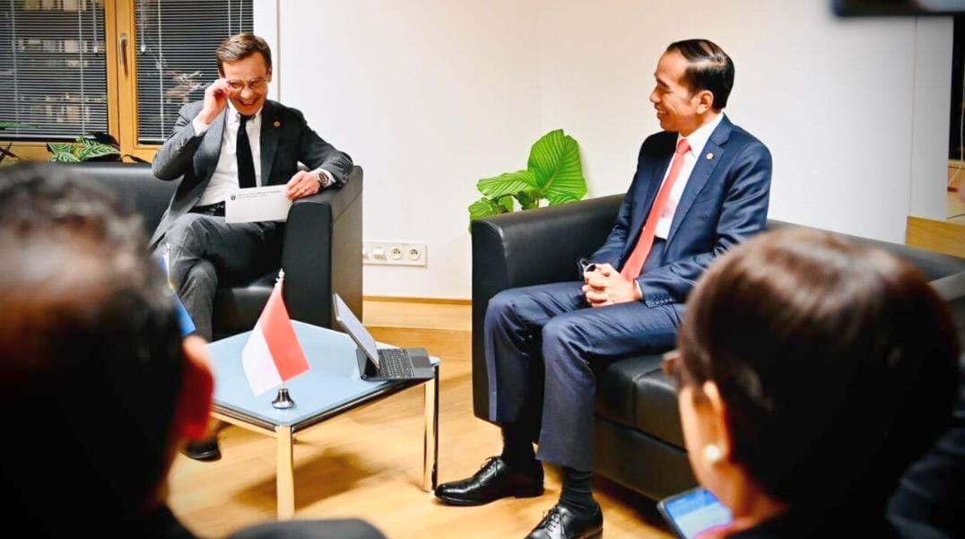 Bertemu PM Swedia, Presiden Jokowi Dorong Kerja Sama Pembangunan Hijau