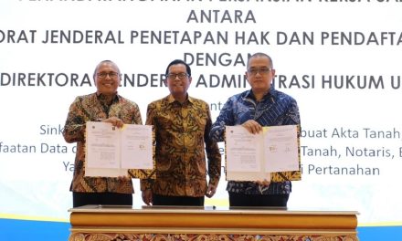 Perjanjian Kerja Sama Antara Kementerian ATR/BPN dan Kemenkumham dalam Rangka Optimalisasi Peran PPAT dan Notaris