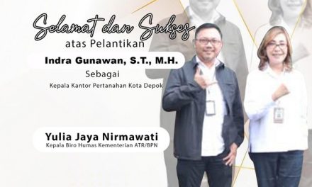 Selamat dan sukses atas pelantikan Bapak Indra Gunawan