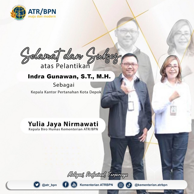 Selamat dan sukses atas pelantikan Bapak Indra Gunawan