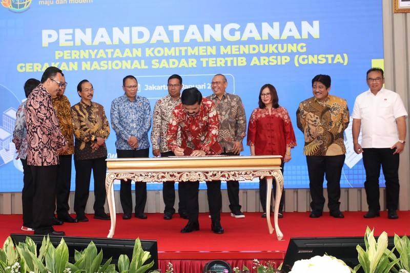 Tingkatkan Kualitas Arsip Data Pertanahan, Kementerian ATR/BPN Canangkan Gerakan Nasional Sadar Tertib Arsip