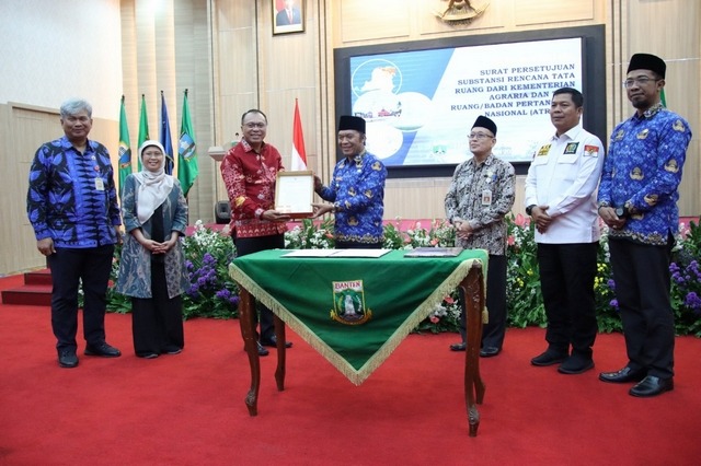 Kementerian ATR/BPN Keluarkan Dokumen Persetujuan Substansi RTRW Provinsi Banten dan RDTR Kawasan Panimbang