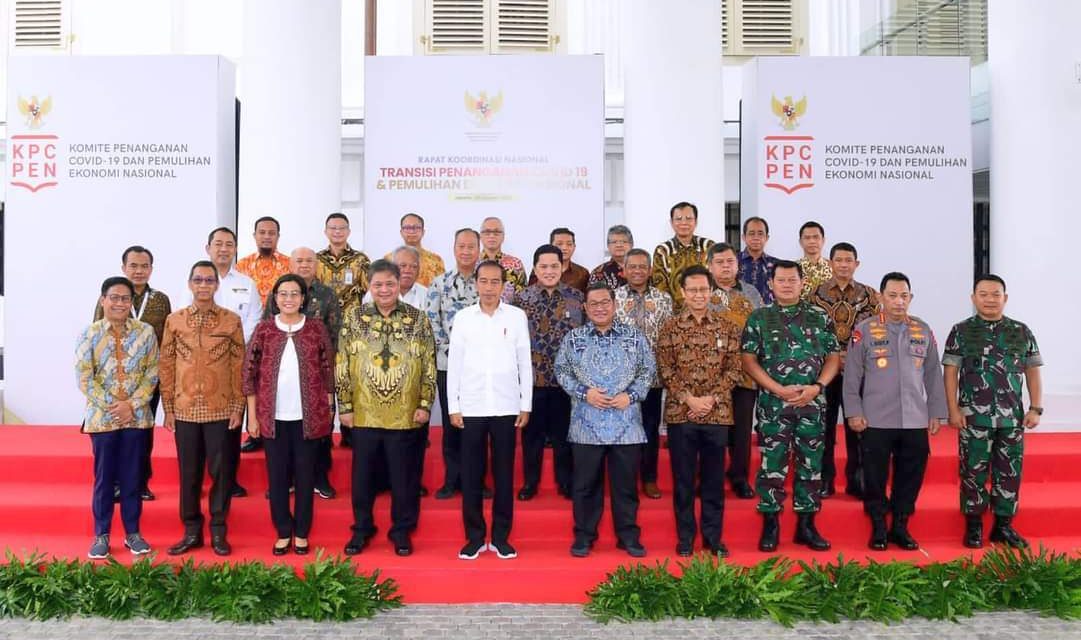 Buka Rakornas Transisi PC-PEN, Presiden Apresiasi Kerja Keras Jajaran Tangani Pandemi