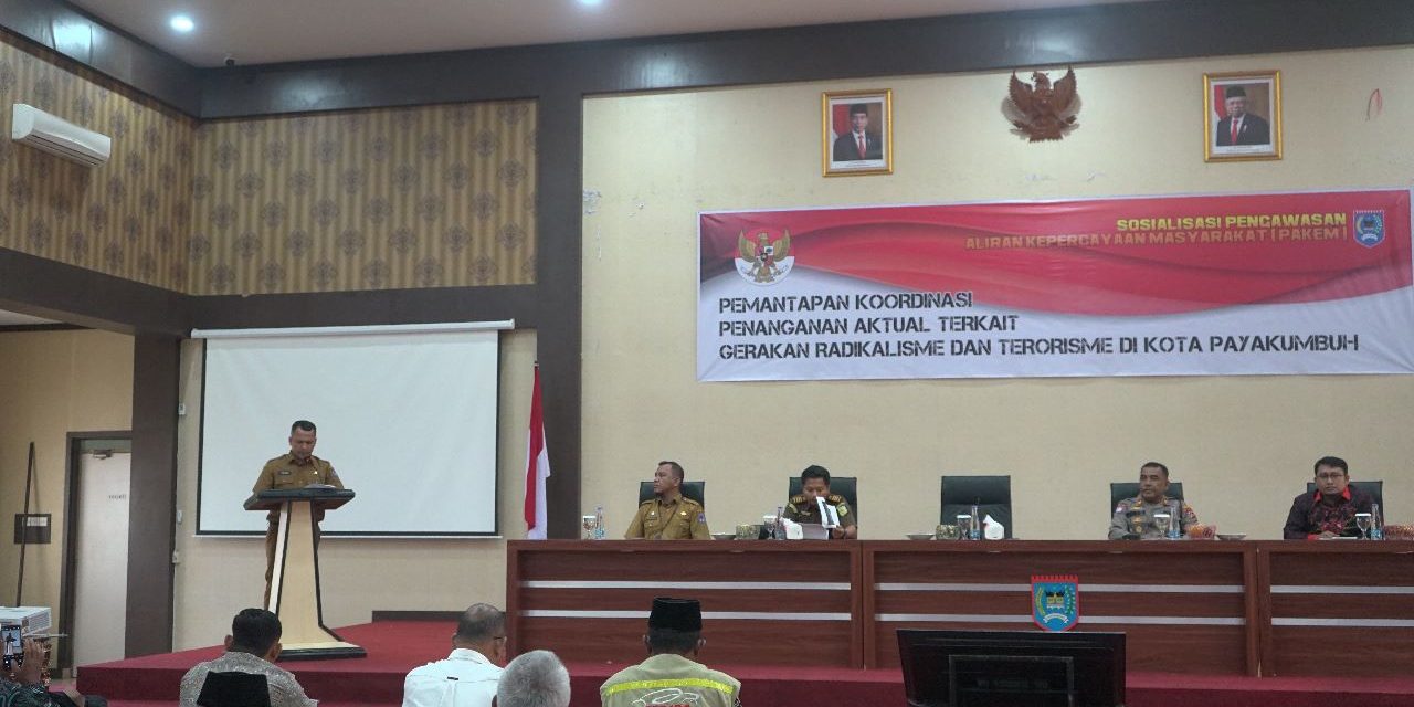 Perangi Radikalisme dan Terorisme, Wali Kota Rida Ananda Mantapkan Koordinasi Penanganan Aktual di Kota Payakumbuh 