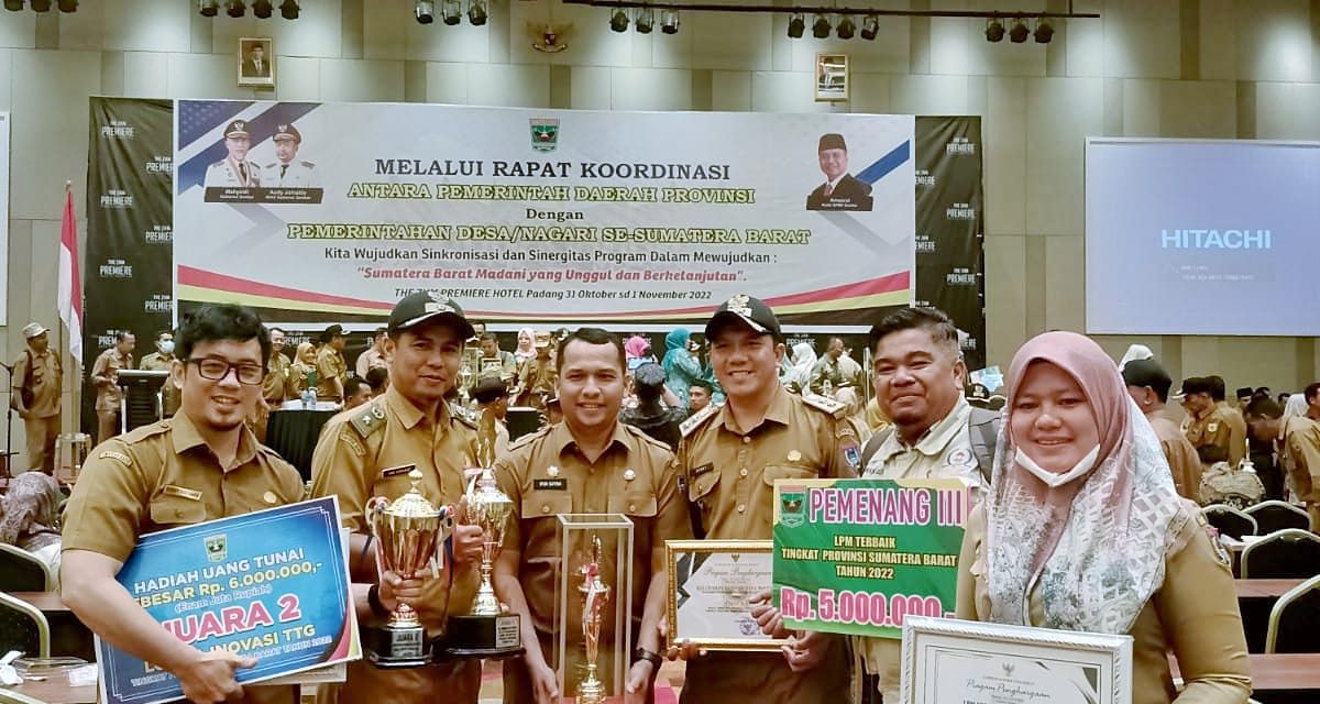Payakumbuh Borong 3 Penghargaan Di Tingkat Provinsi Sumatera Barat