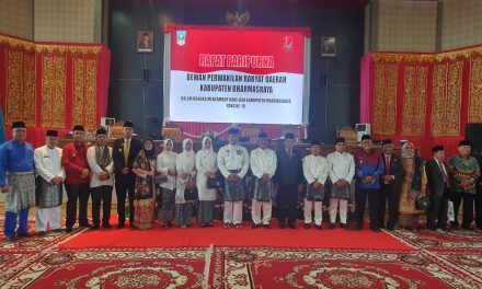 Hadiri Rapat Paripurna HUT Dharmasraya Ke 19, Wako Rida Ananda : Tahniah, Semoga Semakin Maju Dan Berkembang