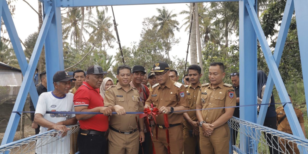 Jembatan Gantung Diresmikan Pj. Wako Rida Ananda, Peningkatan Akses Transportasi, Penghubung Hati Warga Dua Kelurahan