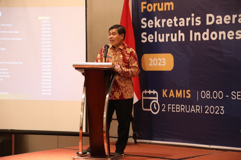 Sekjen Kemendagri Minta Jajaran Sekda Jalankan Tugas Bantu Kepala Daerah