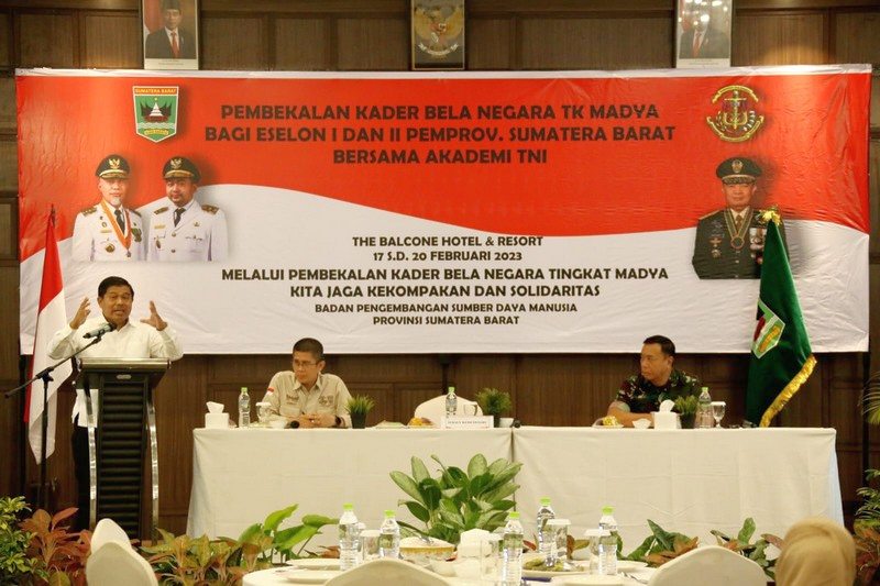 Berikan Pembekalan Kader Bela Negara, Sekjen Kemendagri Ajak Para Aparatur Bumikan Pancasila