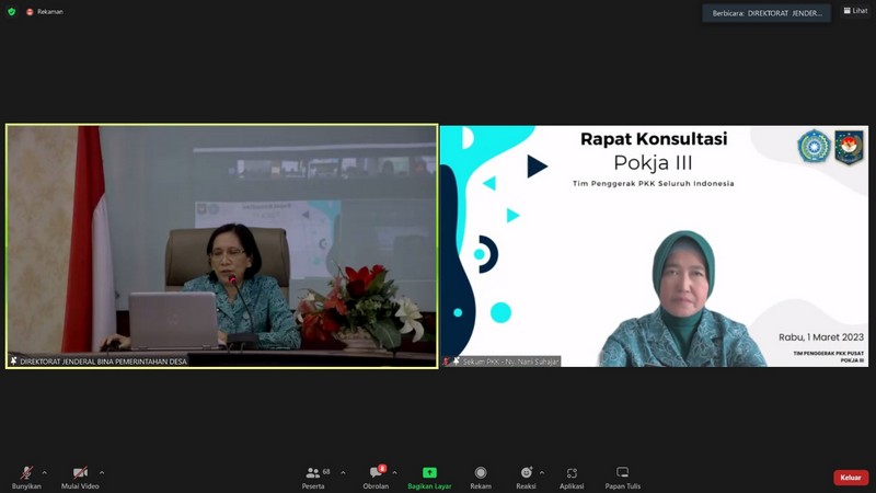 Bahas Perumahan Layak Huni, TP PKK Pusat Adakan Rapat Konsultasi Pokja III Seluruh Indonesia