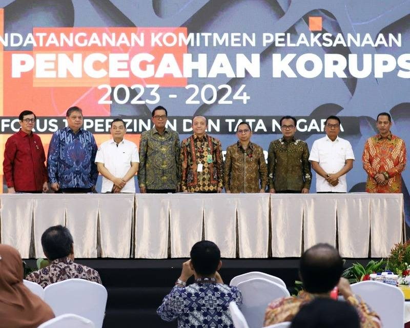 Komitmen Kementerian ATR/BPN Laksanakan Aksi Pencegahan Korupsi dalam Bidang Perizinan dan Tata Niaga
