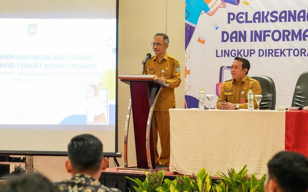 Dirjen Bina Pemdes Sampaikan Pentingnya Pengelolaan Informasi dan Kearsipan