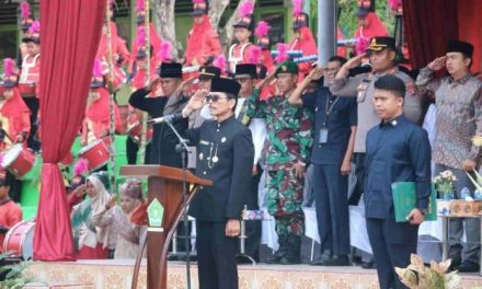 Bupati Liko Pimpin Upacara Peringatan HAB ke-77 Kementerian Agama