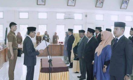Pesan Bupati Safaruddin Kepada 35 Pejabat Yang Baru Dilantik