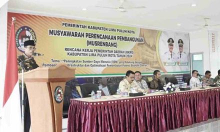 Bupati Safaruddin Buka Secara Resmi Musrenbang RKPD Lima Puluh Kota Tahun 2024